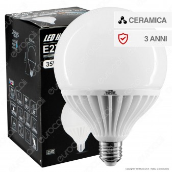 LED Line Lampadina LED 35W E27 Globo G125 Ceramica - cod. 244247