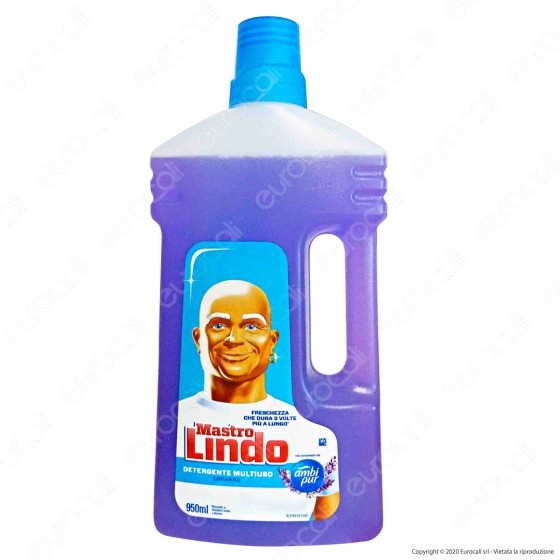Mastro Lindo Detergente Liquido Multiuso alla Lavanda - Flacone da Mastro Lindo Detergente Liquido Multiuso alla Lavanda - Flacone da