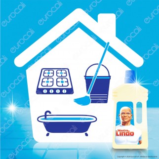 Mastro Lindo Detergente Liquido per il Bagno - Flacone da 950ml