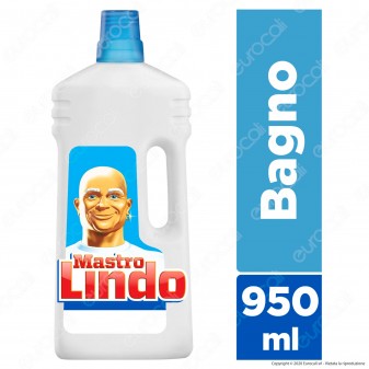 Mastro Lindo Detergente Liquido per il Bagno - Flacone da 950ml