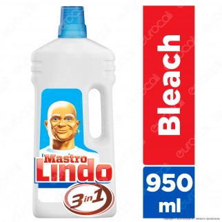 Mastro Lindo Detergente Gel con Candeggina per Cucina e Bagno Profumo