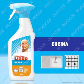 Mastro Lindo Detergente Multiuso Cucina - Spray da 500ml