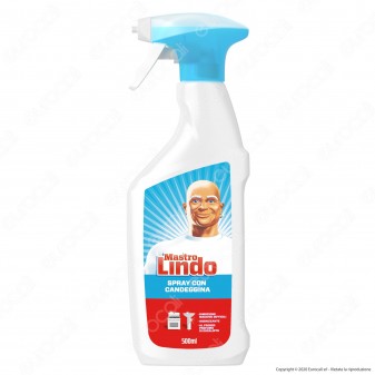 Mastro Lindo Detergente Multiuso con Candeggina - Spray da 500ml