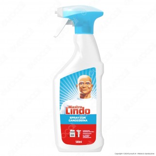 Mastro Lindo Detergente Multiuso con Candeggina - Spray da 500ml