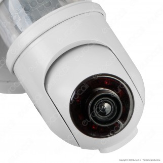 Ener-J Smart Faretto LED 30W con Telecamera di Sicurezza Wi-Fi 1080p