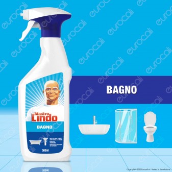 Mastro Lindo Detergente Multiuso Bagno - Spray da 500ml [TERMINATO]