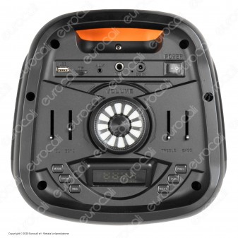 V-Tac Audio VT-6307-2 Cassa Attiva Speaker 35W con Bluetooth Karaoke