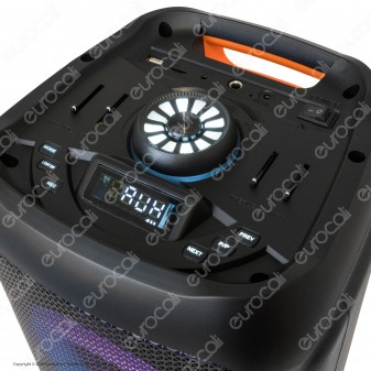 V-Tac Audio VT-6307-2 Cassa Attiva Speaker 35W con Bluetooth Karaoke