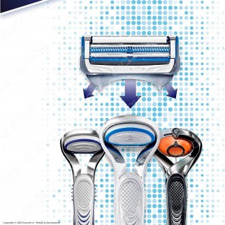 Gillette SkinGuard Sensitive Rasoio Pelli Sensibili Uomo con 10