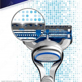 Gillette SkinGuard Sensitive Rasoio Pelli Sensibili Uomo con 10