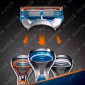 Immagine 3 - Gillette Fusion Rasoio Uomo 5 Lame con 11 Lamette [TERMINATO]