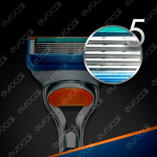 Gillette Fusion Rasoio Uomo 5 Lame con 11 Lamette [TERMINATO]