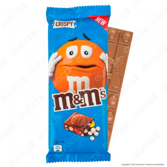 M&M's Crispy Tavoletta di Cioccolato al Latte con Confetti al Riso M&M's Crispy Tavoletta di Cioccolato al Latte con Confetti al Riso