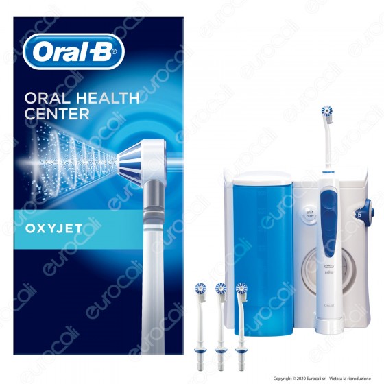 Oral B Oxyjet Sistema Pulente con Idropulsore per l'Igiene Orale dei Oral B Oxyjet Sistema Pulente con Idropulsore per l'Igiene Orale dei