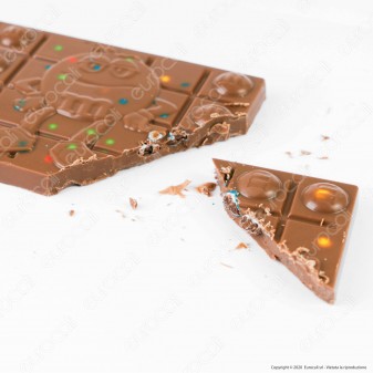 M&M's Chocolate Tavoletta di Cioccolato al Latte con Confetti al Cioccolato - Confezione da 165g