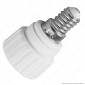 Immagine 2 - LED Line Adattatore per Lampadine da E14 a GU10 - mod. 242069