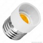 Immagine 1 - LED Line Adattatore per Lampadine da E27 a E14 - mod. 242076