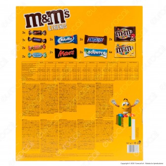 M&M's & Friends Calendario dell'Avvento - Confezione da 361g [TERMINATO]