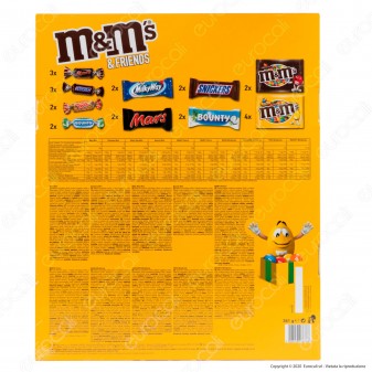 M&M's & Friends Calendario dell'Avvento - Confezione da 361g