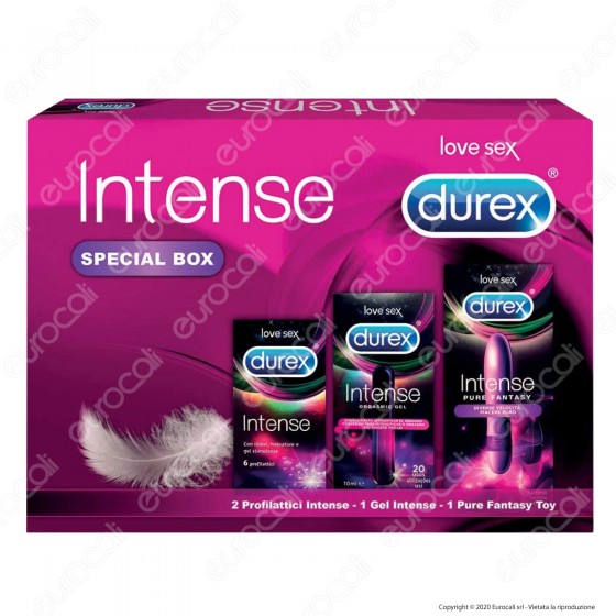 Durex Kit Intense Special Box - Confezione con 12 Preservativi Durex Kit Intense Special Box - Confezione con 12 Preservativi