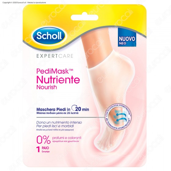 Scholl Pedimask Maschera Piedi Nutriente 0% Profumi e Coloranti - 1 Scholl Pedimask Maschera Piedi Nutriente 0% Profumi e Coloranti - 1