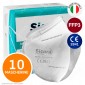 [EBAY] 10x Mascherina Protettiva Filtrante Monouso con Fattore di Protezione Certificato FFP3 in TNT Multistrato
