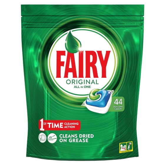 Fairy Caps Original All in One per Lavastoviglie - Confezione da 44 Fairy Caps Original All in One per Lavastoviglie - Confezione da 44