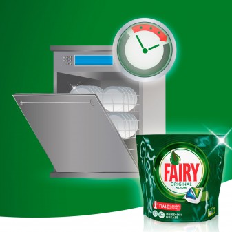 Fairy Caps Original All in One per Lavastoviglie - Confezione da 44