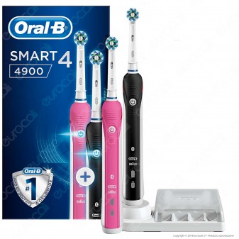 Oral B Spazzolini Elettrici Ricaricabili Smart 4 4900 - Confezione