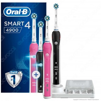 Oral B Spazzolini Elettrici Ricaricabili Smart 4 4900 - Confezione