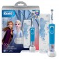 Immagine 2 - Kit Oral-B Spazzolino Elettrico Ricaricabile Vitality Frozen + 4