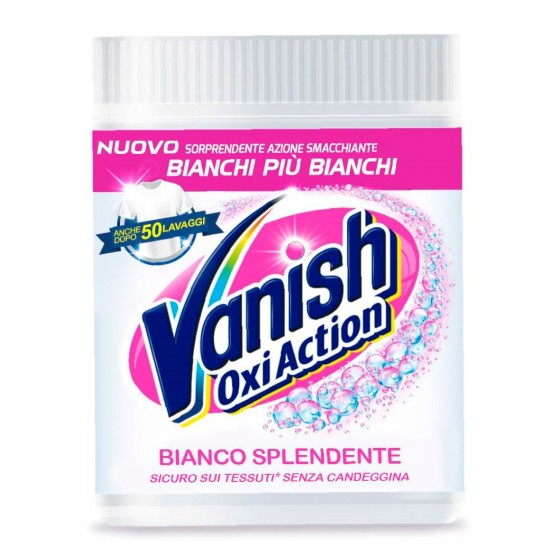 Vanish Oxi Action Bianco Splendente in Polvere per Tessuti Bianchi - Vanish Oxi Action Bianco Splendente in Polvere per Tessuti Bianchi -