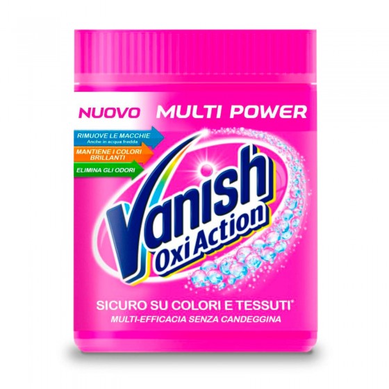 Vanish Oxi Action Pink in Polvere per Tessuti Colorati - Confezione Vanish Oxi Action Pink in Polvere per Tessuti Colorati - Confezione