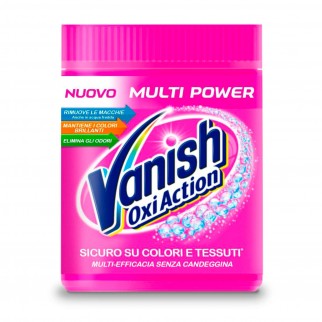 Vanish Oxi Action Pink in Polvere per Tessuti Colorati - Confezione