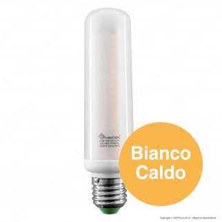 Marino Cristal Serie PRO Lampadina LED E27 15W Tubolar T38 - mod.