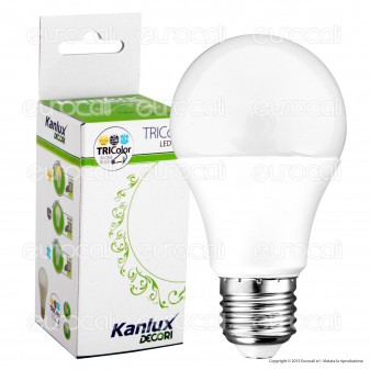 Kanlux TRIColor Lampadina LED E27 12W Bulb A60 3in1 - mod.22911