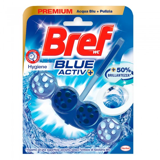 Bref WC Hygiene Blue Activ+ Tavoletta Detergente - 1 Confezione Bref WC Hygiene Blue Activ+ Tavoletta Detergente - 1 Confezione