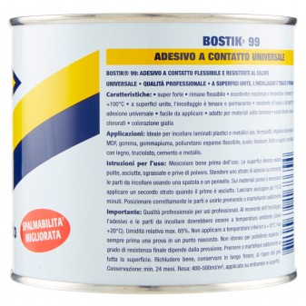 Bostik 99 Adesivo a Contatto Professionale Elastico e Resistente al
