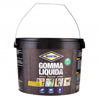 Bostik Gomma Liquida 100% Impermeabile - Barattolo da 5 Litri