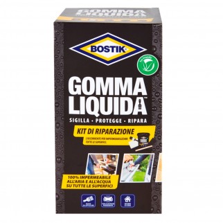Bostik Kit di Riparazione Gomma Liquida Impermeabile Banda