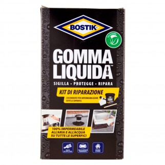Bostik Kit di Riparazione Gomma Liquida Impermeabile Banda