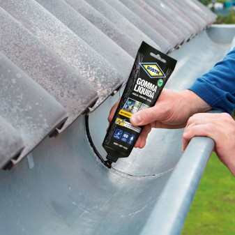 Bostik Kit di Riparazione Gomma Liquida Impermeabile Banda