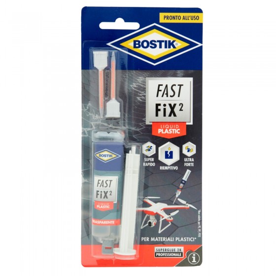 Bostik Fast Fix² Liquid Plastic Adesivo per Materiali Plastici - Bostik Fast Fix² Liquid Plastic Adesivo per Materiali Plastici -