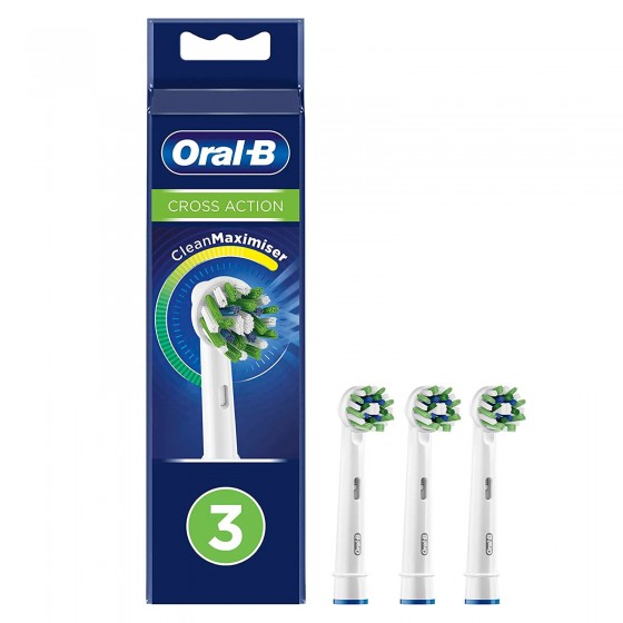 Oral-B CrossAction Testine di Ricambio per Spazzolino Elettrico - Oral-B CrossAction Testine di Ricambio per Spazzolino Elettrico -