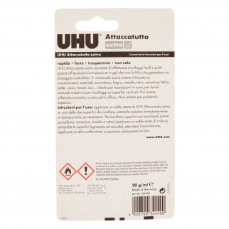 UHU Extra Attaccatutto Gel Incollante Universale - Tubetto da 20ml