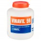 Vinavil 59 Adesivo Universale Colla Vinilica Media Viscosità Trasparente - Barattolo da 1Kg