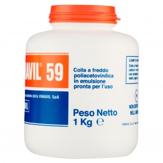Vinavil 59 Adesivo Universale Colla Vinilica Media Viscosità