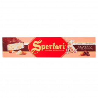 Sperlari Torrone Classico alla Mandorla Ricoperto di Cioccolato