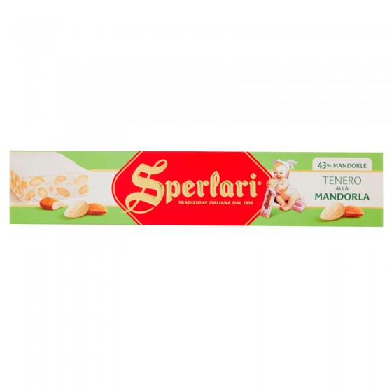 Sperlari Torrone Tenero alla Mandorla Senza Glutine da 250g Sperlari Torrone Tenero alla Mandorla Senza Glutine da 250g