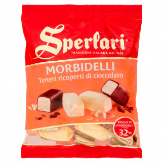 Sperlari Torroncini Morbidelli Ricoperti di Cioccolato Fondente o